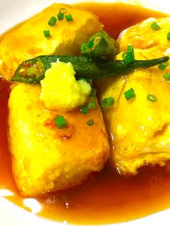 調味料はめんつゆのみ☆簡単揚げ出し豆腐-レシピのメイン写真