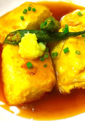 調味料はめんつゆのみ☆簡単揚げ出し豆腐-レシピのメイン写真