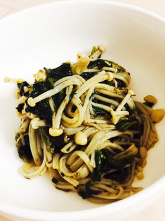 ほうれん草とえのきの塩昆布和え-レシピのメイン写真