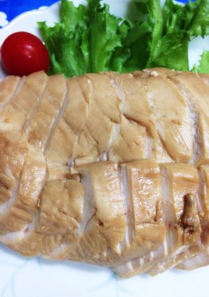 サラダチキン♪我が家のわさび醤油味-レシピのメイン写真