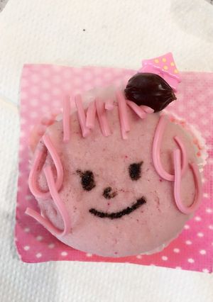 蒸しパンで魔女の女の子-レシピのメイン写真