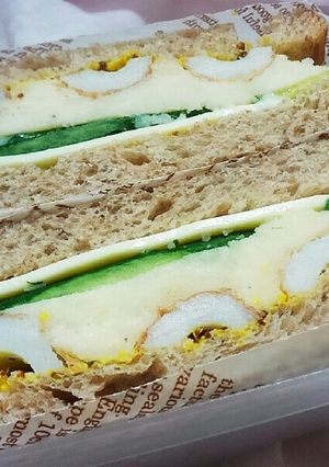 ちくわサンドイッチ♪-レシピのメイン写真