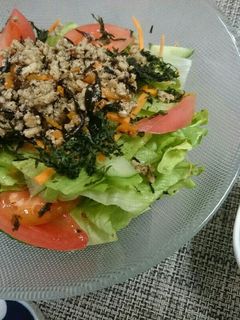 鶏そぼろのミネラルサラダ-レシピのメイン写真