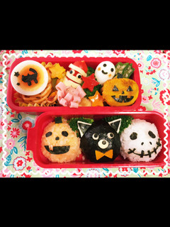 ハロウィン☆おにぎりお弁当-レシピのメイン写真