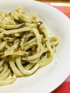 もずく刻みうどん-レシピのメイン写真