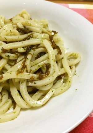 もずく刻みうどん-レシピのメイン写真