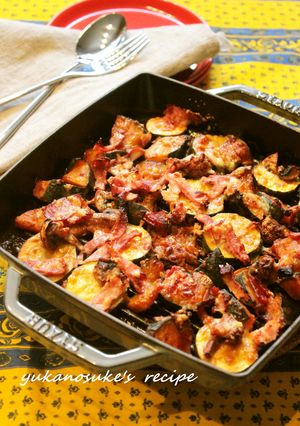 焼きっぱなし✿かぼちゃとズッキーニ-レシピのメイン写真
