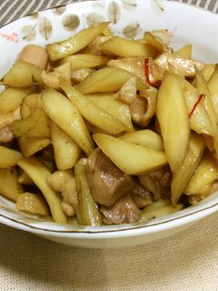 鶏ごぼう-レシピのメイン写真