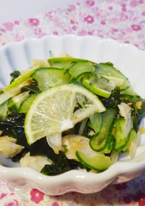 酢しょうが＆丸ごとスダチde酢の物-レシピのメイン写真