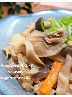 具沢山✨きのこたっぷり炊き込みご飯♡-レシピのメイン写真