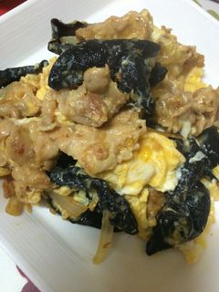 キクラゲと豚肉と卵炒め-レシピのメイン写真