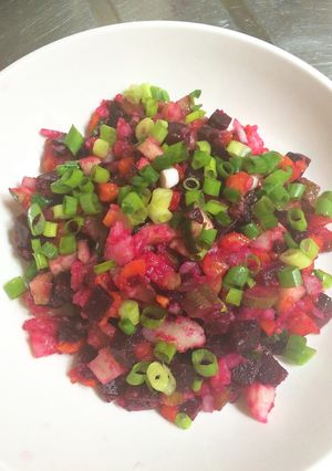 ヴィニグレート 茹で野菜サラダロシア料理-レシピのメイン写真
