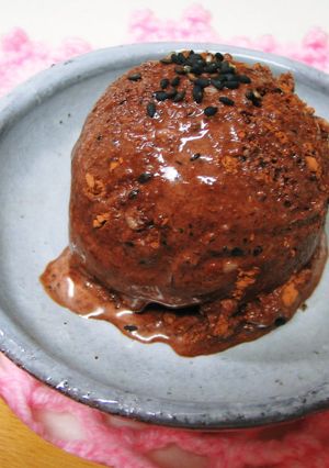 ヘルシー!お豆腐アイス☆セサミチョコ☆-レシピのメイン写真