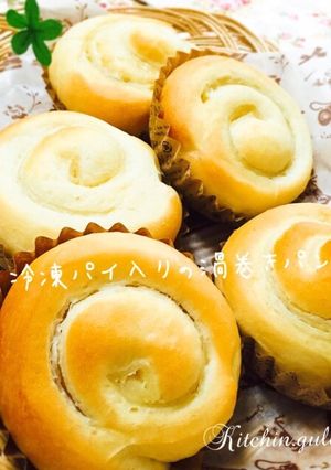 HBで、パイ生地入りの渦巻きパン-レシピのメイン写真