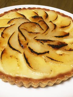 梨のキャラメルカスタードタルト-レシピのメイン写真