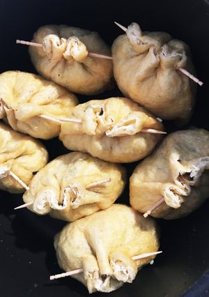 具だくさん☆もち米入り巾着煮-レシピのメイン写真