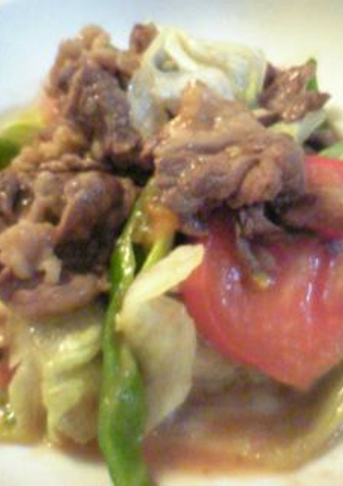 牛肉とトマトのシャキシャキ炒め-レシピのメイン写真