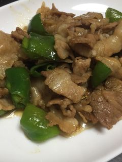簡単!豚肉とピーマンの甘辛炒め-レシピのメイン写真