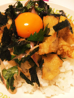 買った穴子天ぷらで簡単サッパリ薬味天丼♡-レシピのメイン写真