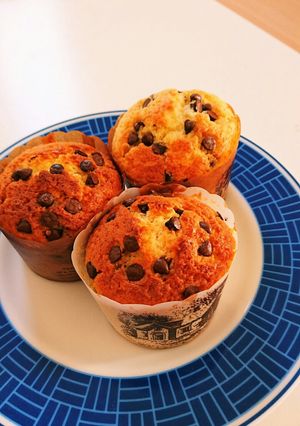 チョコチップマフィン-レシピのメイン写真
