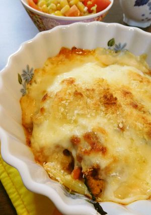 美味しいよ♡南瓜のミートソースグラタン♡-レシピのメイン写真