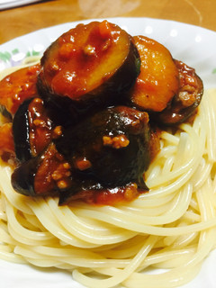 手抜き‼︎ナスのミートソーススパゲティ-レシピのメイン写真