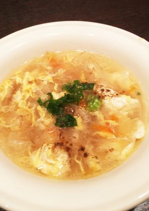 簡単ウマウマ♡餃子の皮でワンタンスープ-レシピのメイン写真