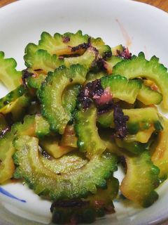 ゴーヤの梅和え-レシピのメイン写真