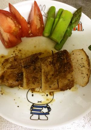 鶏むね肉のハニーマスタード焼き-レシピのメイン写真