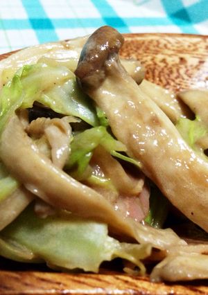 包丁いらずで簡単♪エリンギとキャベツ炒め-レシピのメイン写真