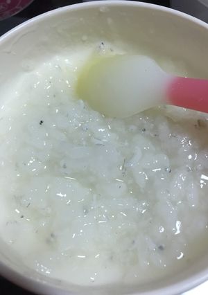 離乳食☆中期 大根としらすのお粥-レシピのメイン写真