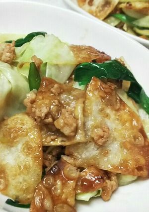 キャベツとにらの野菜炒め～餃子風味-レシピのメイン写真