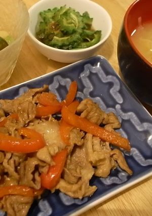 甘辛中華風豚パプリカ炒め-レシピのメイン写真