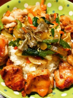 【簡単25分】野菜たっぷり焼き鳥丼-レシピのメイン写真