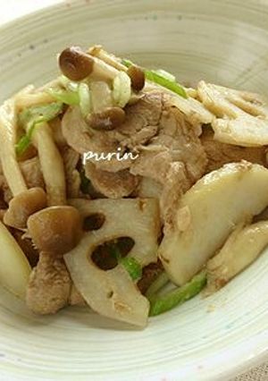 ご飯が進む♪里芋と豚肉の味噌生姜炒め-レシピのメイン写真