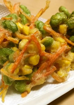 枝豆とコーンのてんぷら-レシピのメイン写真