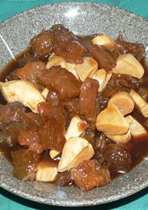 牛アキレス腱と新生姜の煮込み-レシピのメイン写真