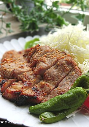 豚肩ロースの味噌漬け焼き☆-レシピのメイン写真