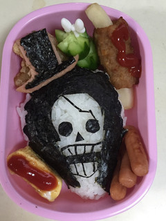 キャラ弁 ブルック(ワンピース)-レシピのメイン写真