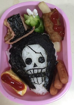 キャラ弁 ブルック(ワンピース)-レシピのメイン写真