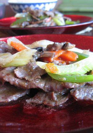 マリネラム肉の炒め物-レシピのメイン写真
