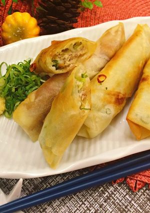 ダイエットにも！ヘルシーお豆腐春巻き-レシピのメイン写真