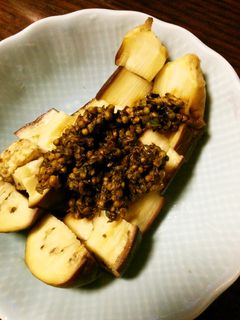 茄子の醤油紫蘇の実かけ-レシピのメイン写真