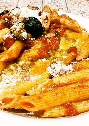 スパニッシュオムレツ&ショートパスタ-レシピのメイン写真