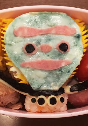 クジャクグモのキャラ弁-レシピのメイン写真