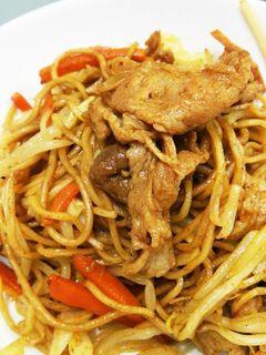目指せ!金沢カレー風味な焼きそば-レシピのメイン写真