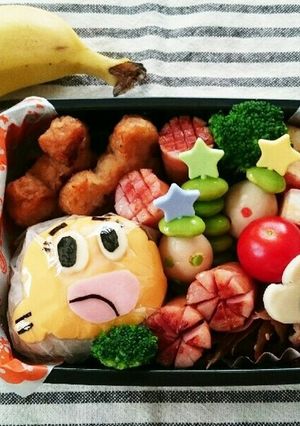 キャラ弁おかしなガムボールのダーウィン☆-レシピのメイン写真