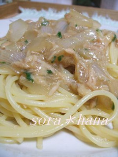 簡単ツナパスタ にんにく醤油風味-レシピのメイン写真