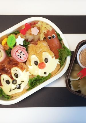 チップとデール♡キャラ弁-レシピのメイン写真