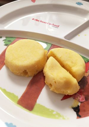 離乳食後期☆シリコンスチーマーで蒸しパン-レシピのメイン写真